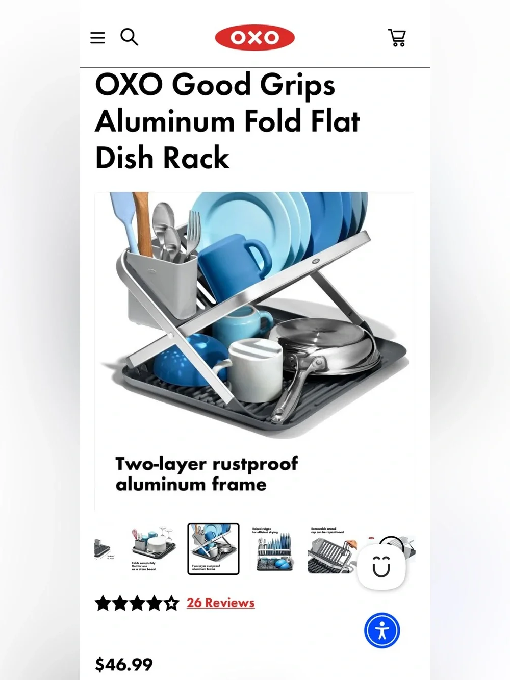 OXO 2 for 1 set- bottle drying rack and dish rack!